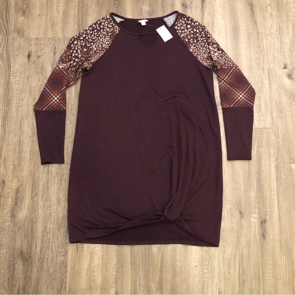 Cato Elderberry Dress